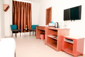 Televisyen dan/atau pusat hiburan di HOTEL D VIEW MERSING