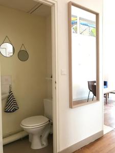 A bathroom at Grand appartement Bretagne Saint Malo Intra Muros