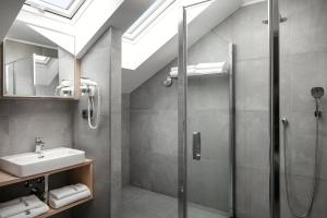 Koupelna v ubytování Ski & Spa hotel BELLEVUE