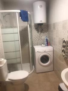 A bathroom at Casa San Sebastian