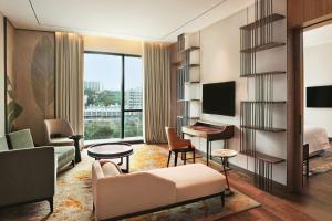 TV a/nebo společenská místnost v ubytování Radisson Blu Hotel & Spa, Nashik