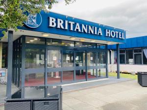 a building with a britannia hotel sign on it at Britannia Hotel Newcastle Airport in Newcastle upon Tyne