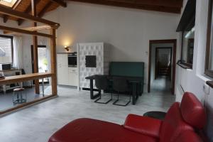 Η κουζίνα ή μικρή κουζίνα στο Die ganz besondere Ferienwohnung