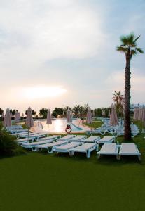 Vonkajšia záhrada v ubytovaní ALEGRIA Palacio Mojacar - Adults Only