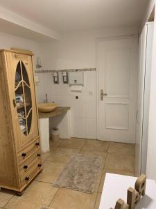 Koupelna v ubytování Ferienwohnung "Am Mittag"