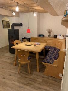 Posezení v ubytování Ferienwohnung "Am Mittag" + 21 fotografií