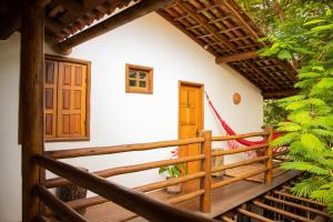 Uma varanda ou terraço em Casa de Paixão Caraíva