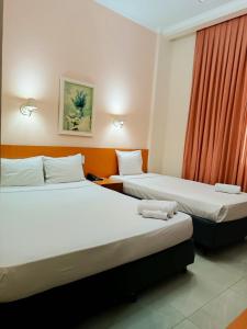 Hotel Atlântico Tower客房内的一张或多张床位