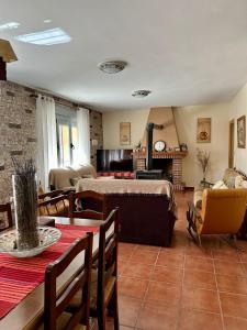 Posezení v ubytování Casa El Chorreador