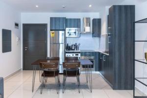 Kuchyň nebo kuchyňský kout v ubytování Lifestyle Apartment in Cantonments