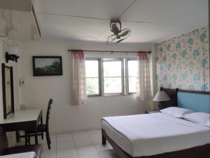 Vuode tai vuoteita majoituspaikassa Changpuak Hotel