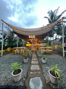 En have udenfor Whoopers Party Hostel, Palolem