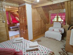 Postel nebo postele na pokoji v ubytování Vila Maja