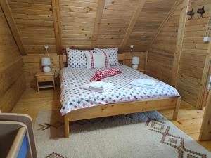 Postel nebo postele na pokoji v ubytování Vila Maja