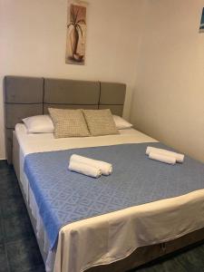 Postel nebo postele na pokoji v ubytování Apartman Duga