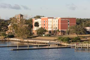 a view of a city from the water at Hampton Inn - Palatka in Palatka