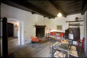 Kuchyň nebo kuchyňský kout v ubytování Agriturismo Famiglia al Castello Di Bagnolo