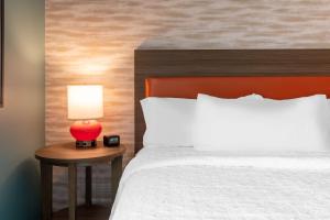 Home2 Suites By Hilton Pocatello, Id客房内的一张或多张床位