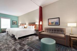 Home2 Suites By Hilton Vicksburg, Ms客房内的一张或多张床位