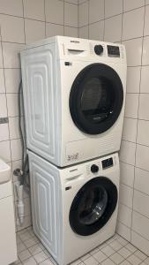 ヤッサイムにあるKoselig studioleilighetの洗濯乾燥機