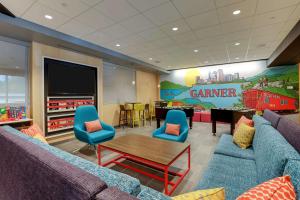 Tru By Hilton Raleigh Garner的休息区