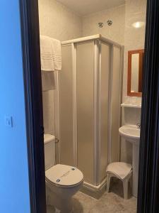 Kúpeľňa v ubytovaní Hostal Casa López