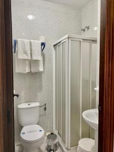 Kúpeľňa v ubytovaní Hostal Casa López + 24 fotografií