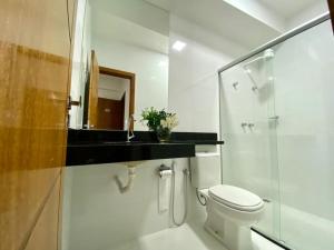 Koupelna v ubytování Hotel Skalla - MELHOR CUSTO BENEFICIO