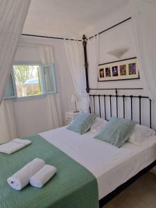 Anthos Apartments客房内的一张或多张床位