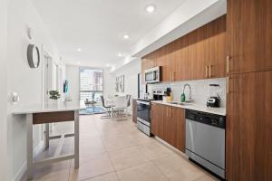 Kuchyň nebo kuchyňský kout v ubytování Modern Unit Mins from Brickell With Free Parking + 55 fotografií