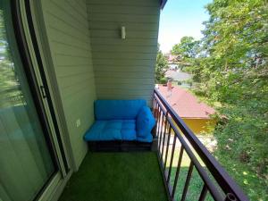 A balcony or terrace at Studio in Balatonlelle 45323