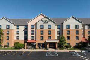 a rendering of a hotel with a parking lot at TownePlace Suites Ann Arbor in Ann Arbor