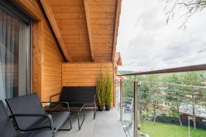 Ban công/sân hiên tại Chillout Szklarska Stone Hill