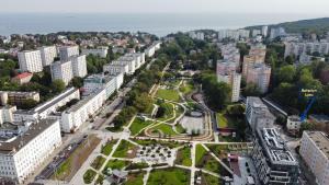 Výhľad na mesto Gdyňa alebo výhľad na mesto priamo z apartmánu