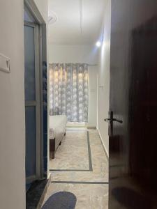 Koupelna v ubytování Karma Hostel