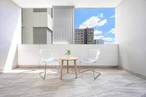 Balkón nebo terasa v ubytování Liverpool Stunny Modern Apt Wifi &Parking + 5 fotografií