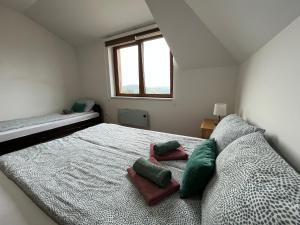 Postel nebo postele na pokoji v ubytování Apartman Vuk Zlatar