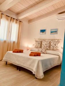A bed or beds in a room at IL TRAMONTO