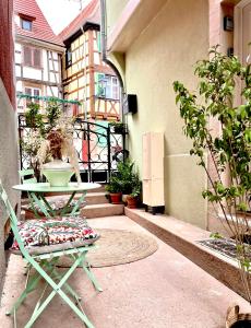 Balkón nebo terasa v ubytování Logement cocooning à Barr