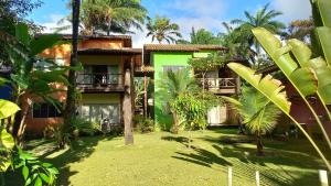 a view of the house from the garden at PachaMama Flats - Taipu de Fora in Barra Grande