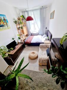 Posezení v ubytování INNY Apartament Rynek Opole