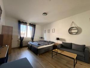 Posezení v ubytování Černá Růže - Apartmán 4
