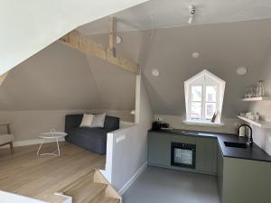 Kuchyň nebo kuchyňský kout v ubytování Luxe Loft in Historisch Pand in Walstraat Deventer + 9 fotografií