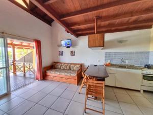 A cozinha ou cozinha compacta de Apart Hotel Beira do Mar