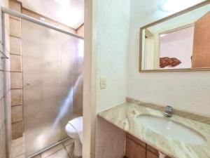 Um banheiro em Apart Hotel Beira do Mar