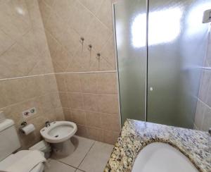 Um banheiro em Apart Hotel Beira do Mar