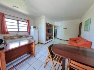A cozinha ou cozinha compacta de Apart Hotel Beira do Mar