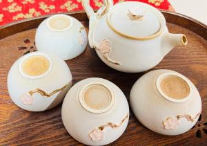 天王寺駅から徒歩7分的咖啡和沏茶工具