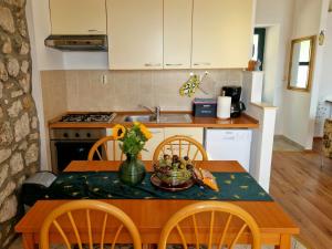 Kuchyňa alebo kuchynka v ubytovaní Paula Apartment - Green home by the sea