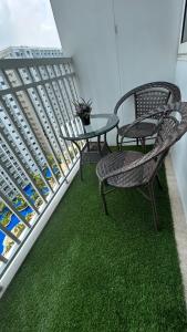 Balkón nebo terasa v ubytování Shore Residences